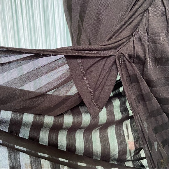 Bebe Sheer Striped Maxi Skirt NWT - Picture 8 of 16